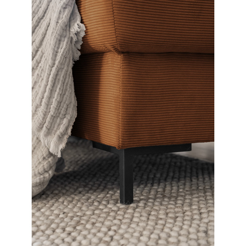 Lofty Lilly 6 seater Corner Sofa Bed, Right Hand Facing, Brick