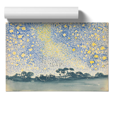 Landscape With Stars Vol.1 by Henri-Edmond Cross - No Frame Painting