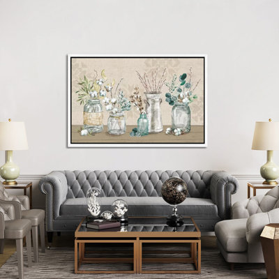 Cotton Bouquet I by Mary Urban - Print on Canvas