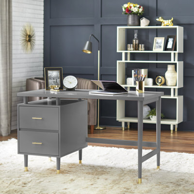 Camylle Solid Wood Writing Desk