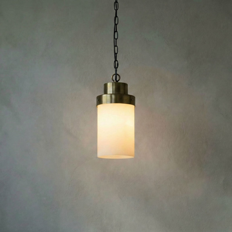Eleonore 1 - Light Antique Brass Single Pendant