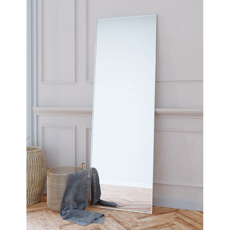 Miroir taille réelle, 18 po x 58 po, Argent