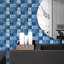Carreau de mosaïque pelez et collez en aluminium 107 po x 24 po
