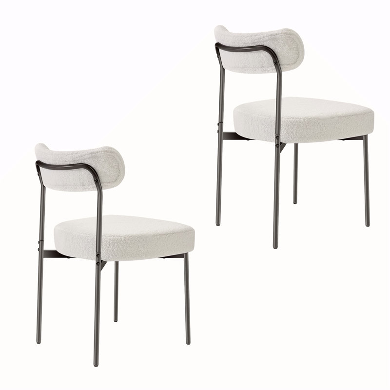 Ensemble de 2 chaises de salle à manger Boucle, 2