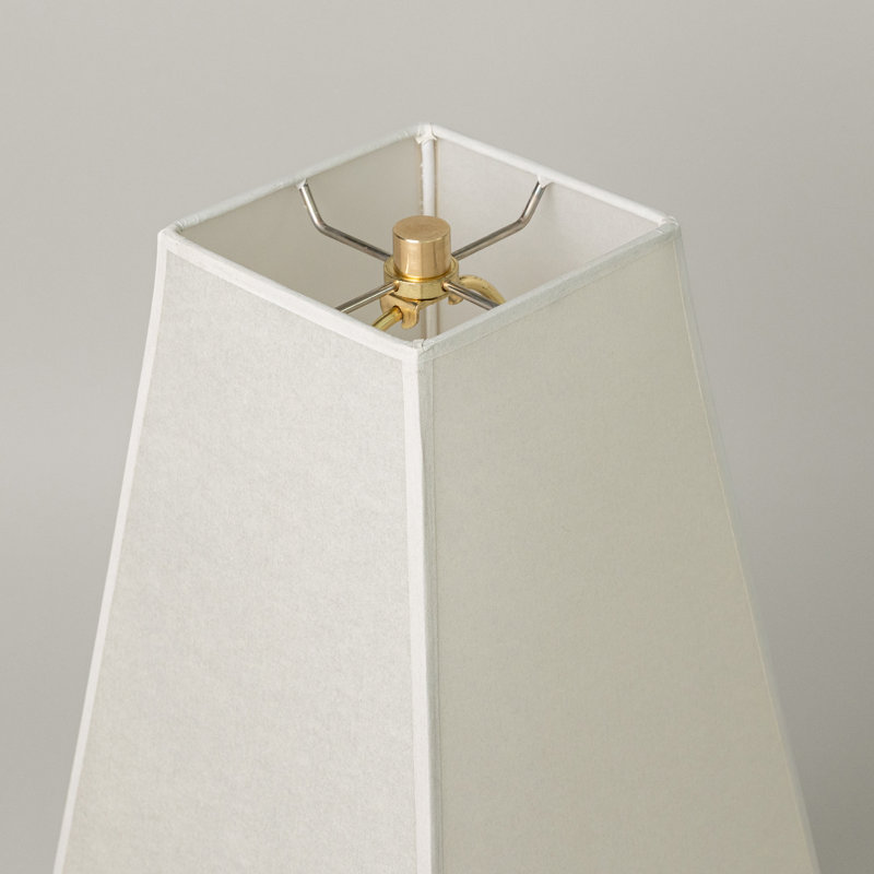 Gio Table Lamp, Bone, Lantern White