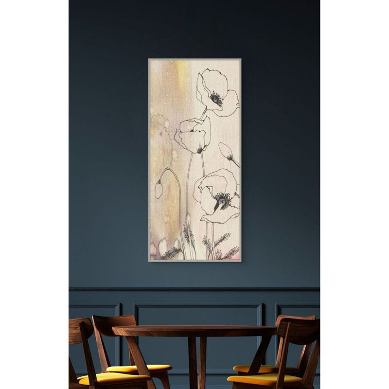 Poppy Blooms 1 Print, 47.75" H x 28.75" W
