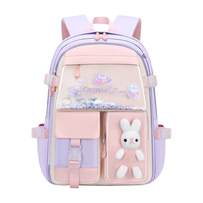 school packet Primary School Student Backpack Style Spine Protection And Load Reduction Children's Large Capacity Backpack 1-6 Grades