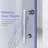 32"-33 1/4" W x 72" H Folding Frameless Glass Shower Door Pivot Swing-101827017