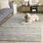 Akshada Hand Tufted Viscose/Wool Rug in Green-2060801517