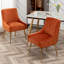 Chaise d'appoint en velours capitonné de 22 po Baudel-879591366-957097252