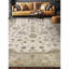 Tapis beige noué à la main de haute qualité