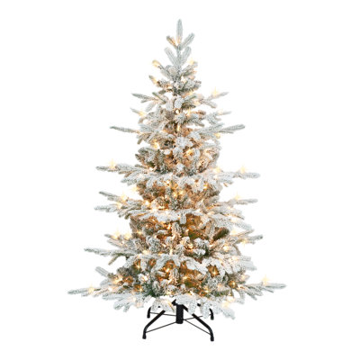 54' Lighted Artificial Fir Christmas Tree