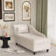 Chaise longue à accoudoirs roulés avec rangement Schaefer-1577854035