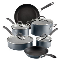 BergHOFF Graphite 5Pc Recycled 18/10 Stainless Steel Cookware Set