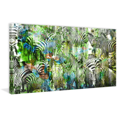 " Green Zebras " by Parvez Taj