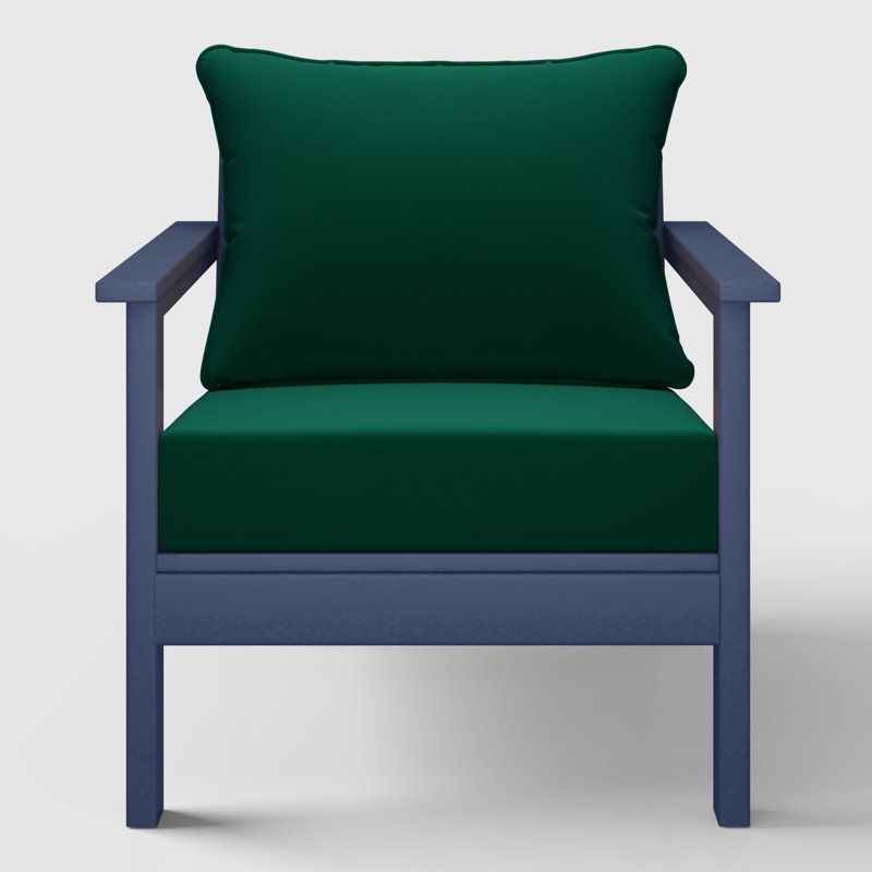 Chaise profonde avec coussins (ensemble de 2), Green, Marine