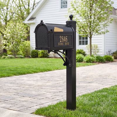 Post Mounted Mailbox