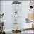 Stylish 4-Shelves Glass Cabinet with Elegant One-Door Design for Display-1194422497