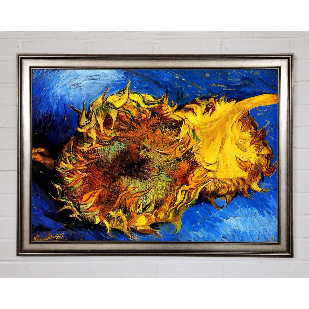 Van Gogh Zwei geschnittene Sonnenblumen 3 - Einzelner Bilderrahmen Kunstdrucke