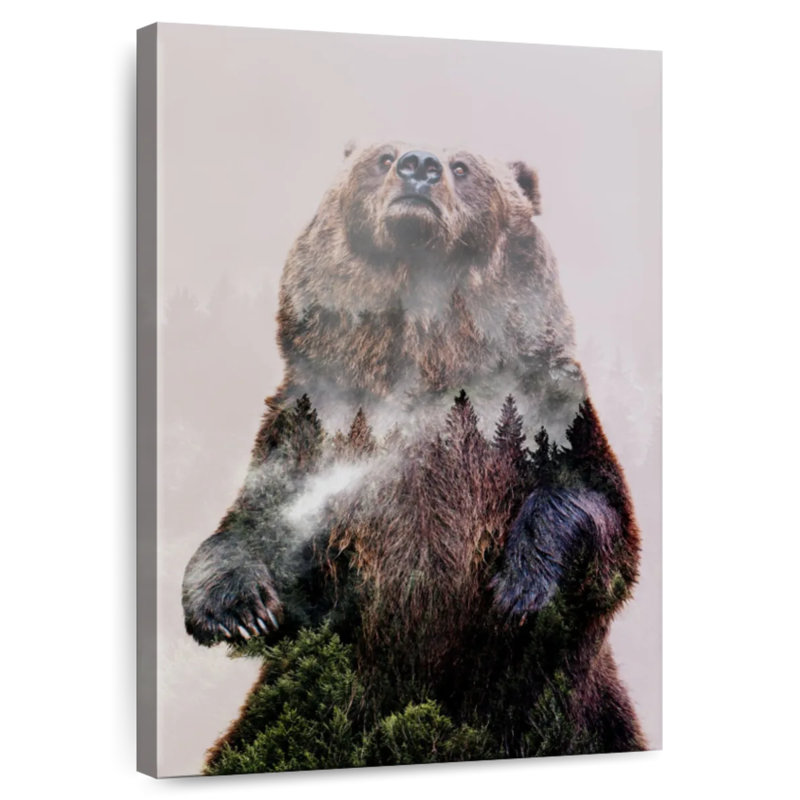 Brampt Forest Pines Bear, 39" H x 26" W