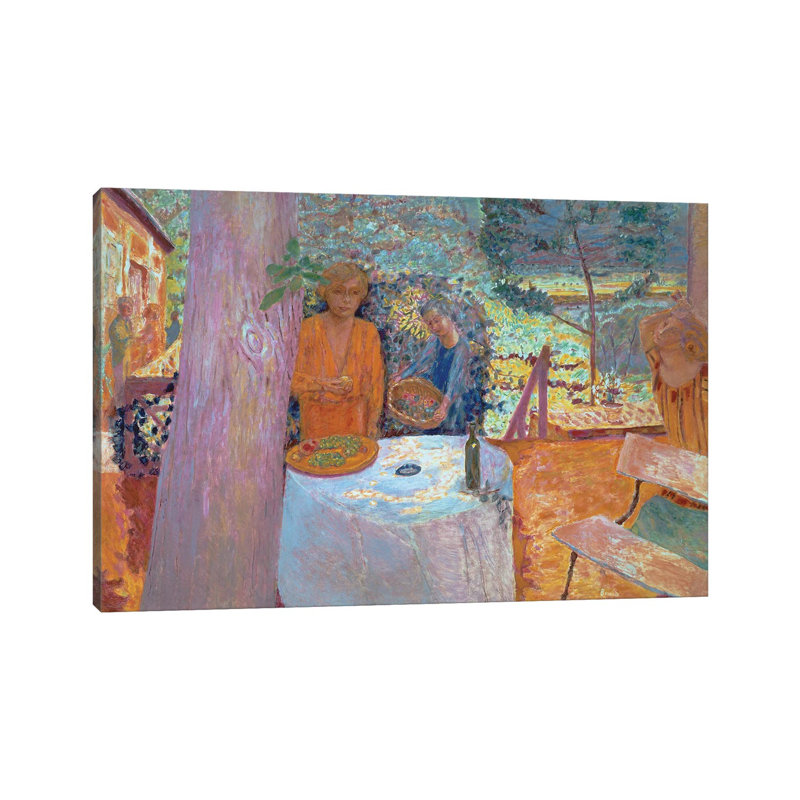 La terrasse à Vernonnet, 1939, H 18 po x l 26 po x P 1,5 po
