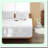 Luxury Cotton Sateen Deep Pocket Fitted Sheet - Soft & Breathable 16" Bottom Sheet - White Bedding Essential - Full 1-Piece Set