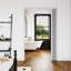 Porte accordéon pliante en PVC/vinyle blanche, 122 x 203 cm-88926331-123818181