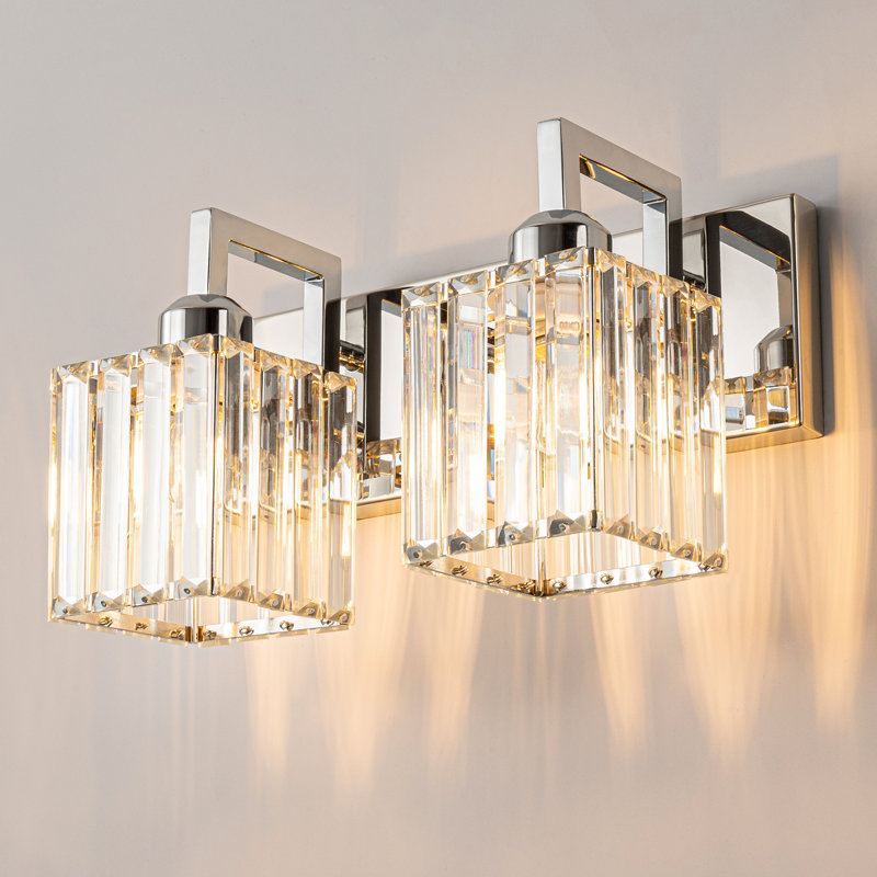 Kyneisha Vanity Light, Chrome, 2 Lights