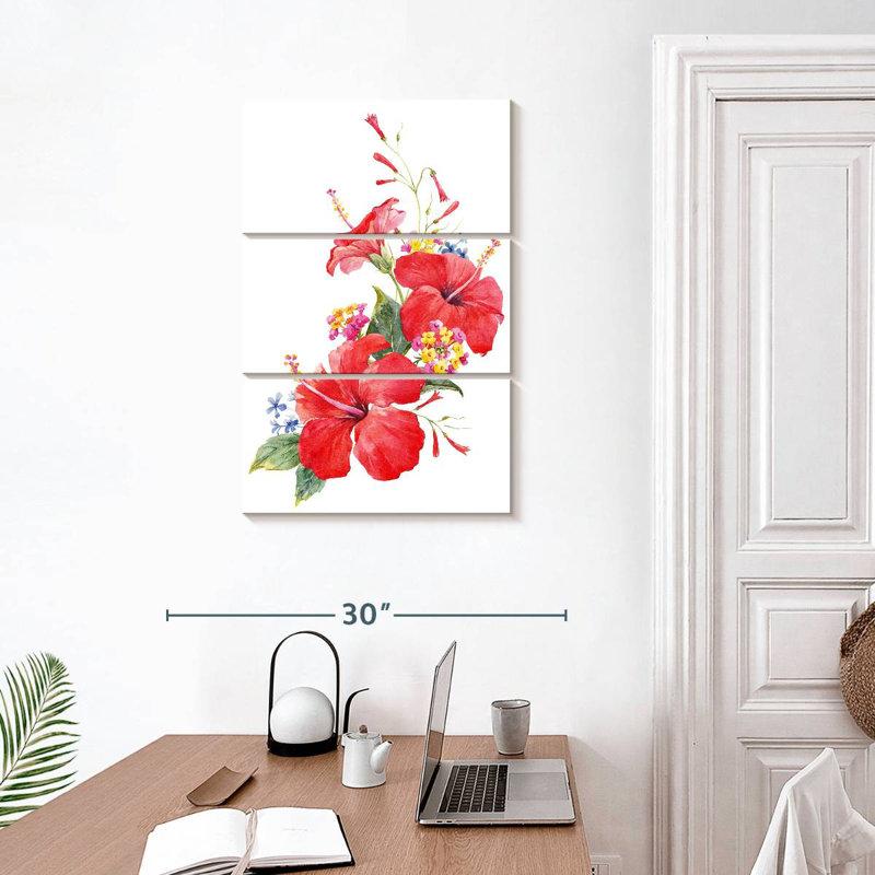 Harnek Exotic Hibiscus, 32" H x 20" W