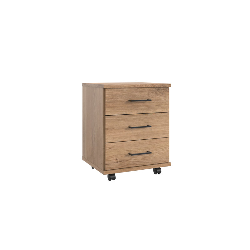 Naod 3 -Drawer Storage Cabinet, Brown