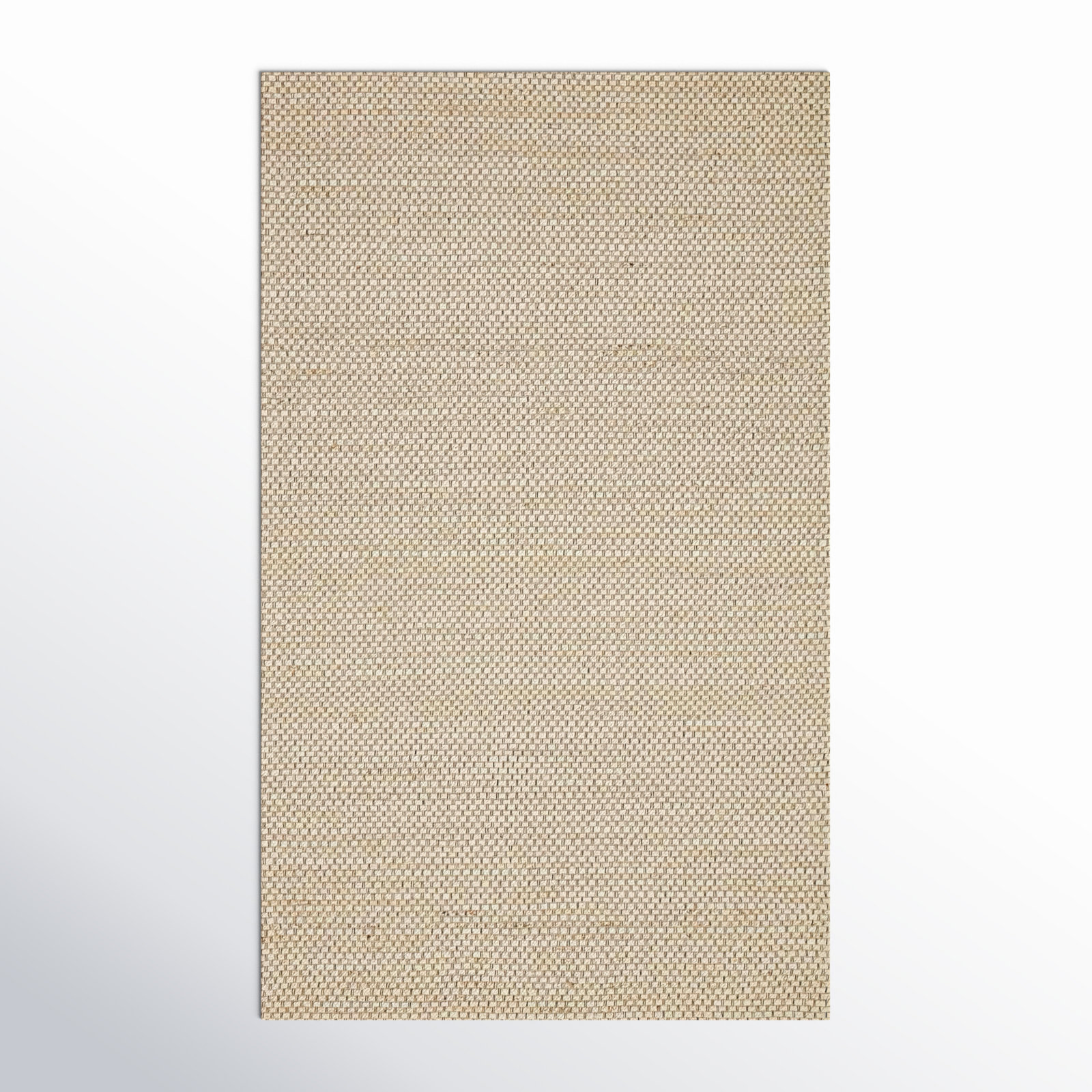 Abisai Handmade Jute / Sisal Beige Rug, Rectangle 2'3" x 3'9"