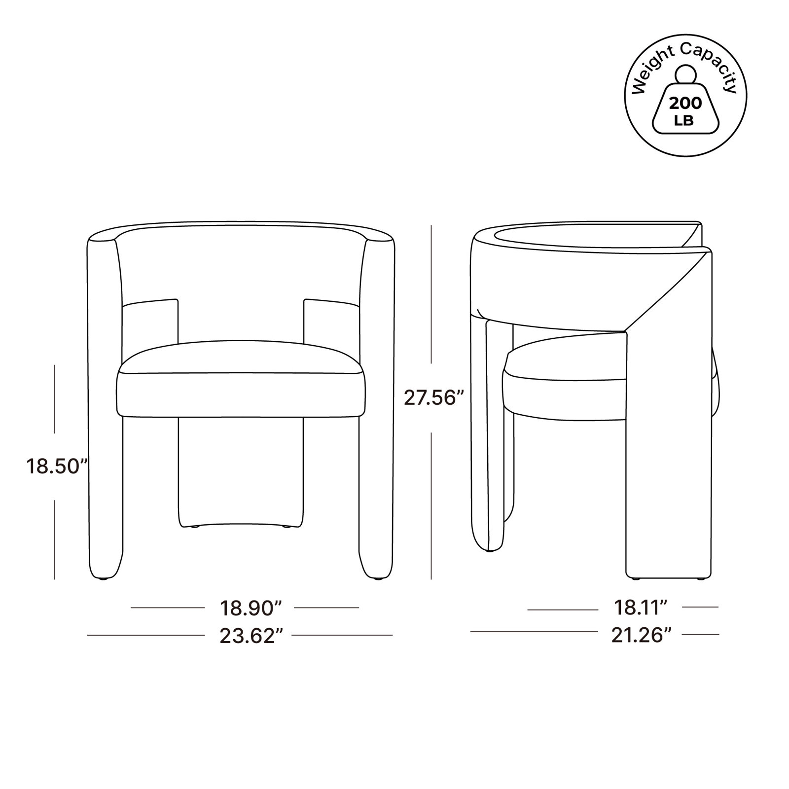 Linen Dining Armchair, Mellow Ivory