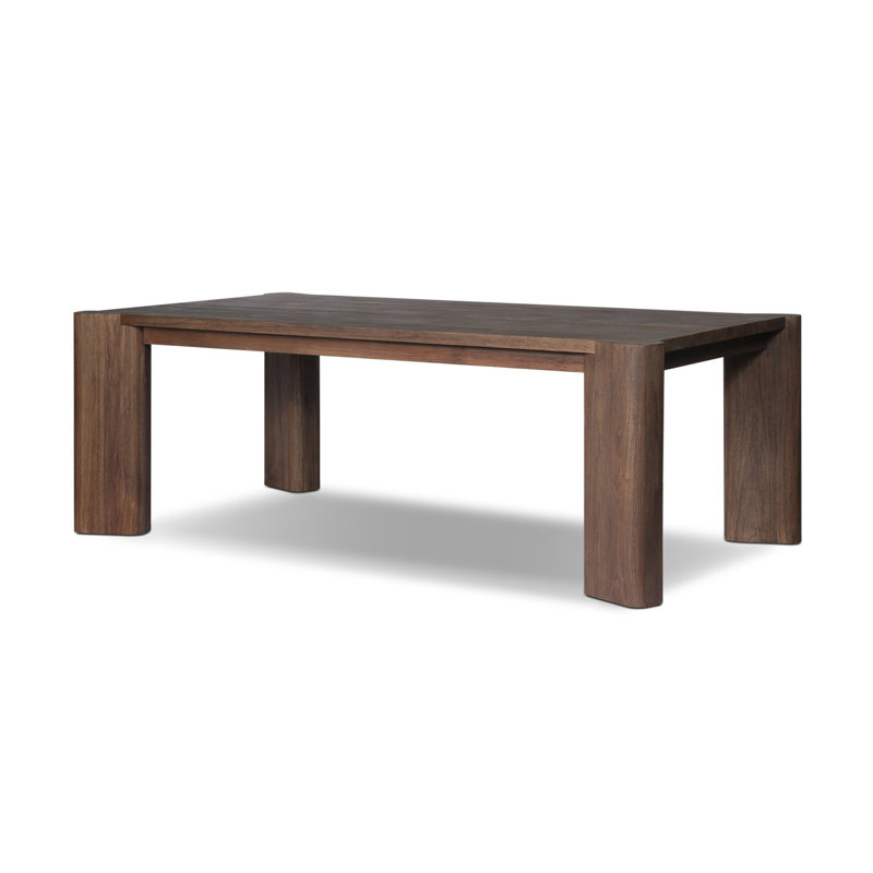 Table de salle à manger Abelard Soho, Teinté brun cuir