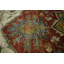 Tapis rouge traditionnel indo Heriz Serapi Knightsville