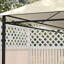 Candica Dakota Fields Cream Polyester Replacement Canopy for Gazebo