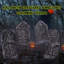 Ensemble de 4 pierres tombales 17 po Spooky Foam RIP Graveyard