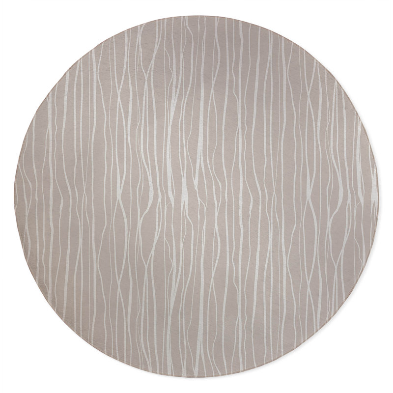 Legions Non-Slip Outdoor Rug, Round 5'
