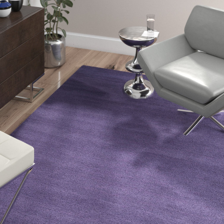 Frann Hand Tufted Wool Solid Color Rug
