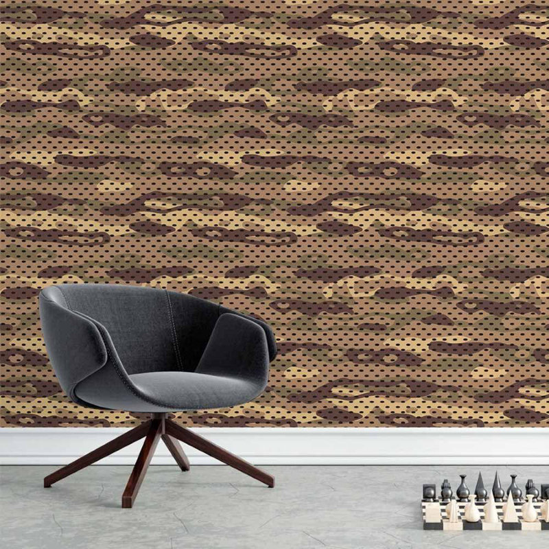 Rouleau de papier peint pelez et collez, L 126 po x l 24 po