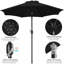 Parasol de marché de 4 po avec manivelle Tamberly-1890870278