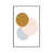 White Floater Framed