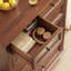Armoire d'appoint en noyer massif