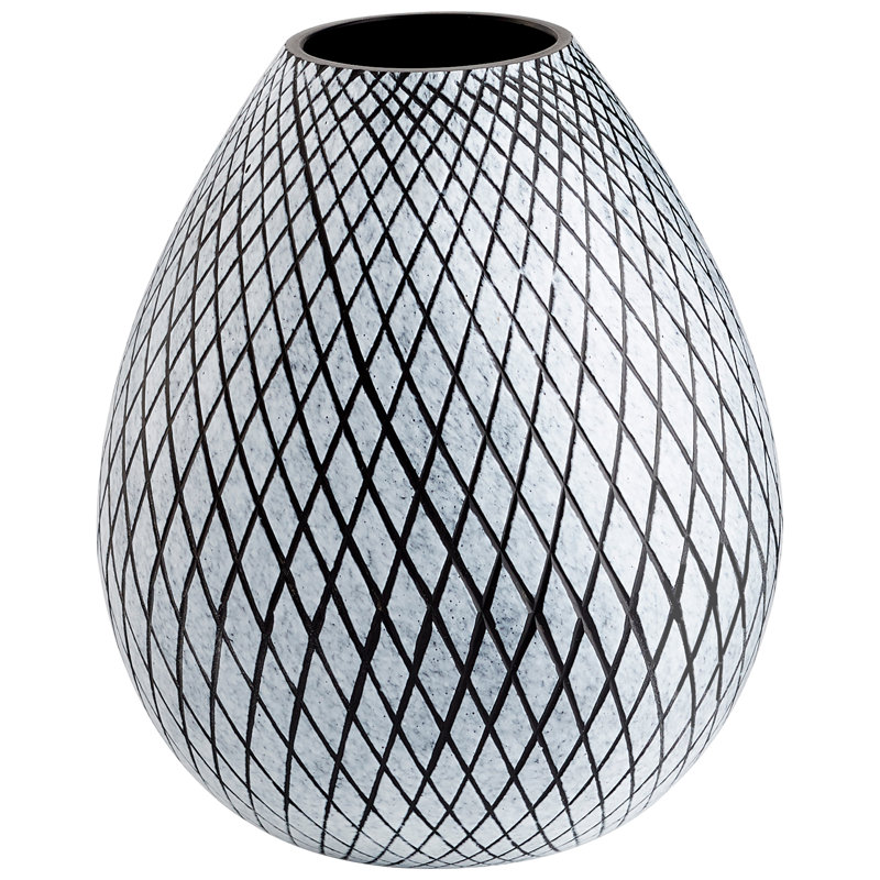 Bozeman Glass Table Vase, 9.5" H x 8" W x 8" D