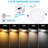 4 Inch 5cct Led Recessed Lighting Kit, 120v-277v, Ultra-thin, 0-10v Dimmable