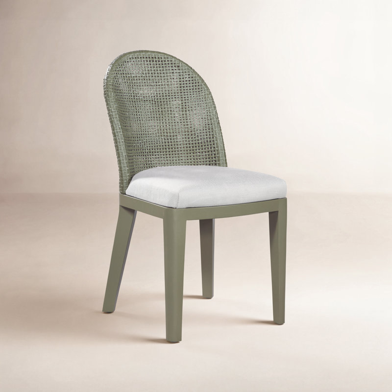 Lawrence Dining Side Chair, Truffle, Blue Chenille/Velvet Solid; 0913-61