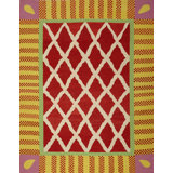 Southwestern Area Rug in Red/Yellow