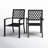 Leonard Metal Outdoor Stacking Dining Armchair