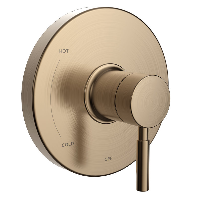 Garniture de valve de douche Speako CPT-1001-BBZ Neo, Bronze brossé