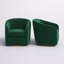 Fauteuil demi-tonneau en velours Holden-2048154367