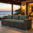 Wicker Outdoor Sofa with Deep Cushions